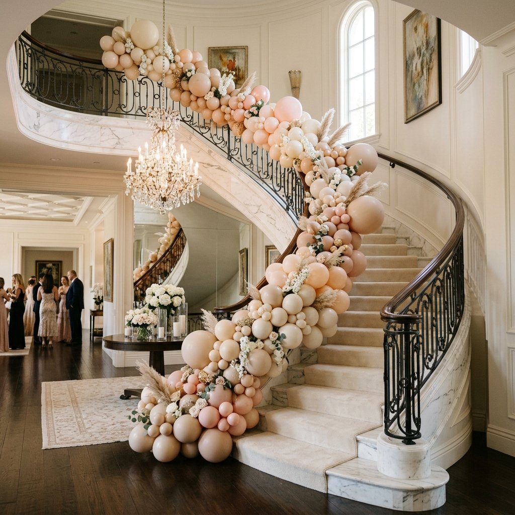 Designing High-Impact Balloon Installations for Beverly Hills Estate Mansions