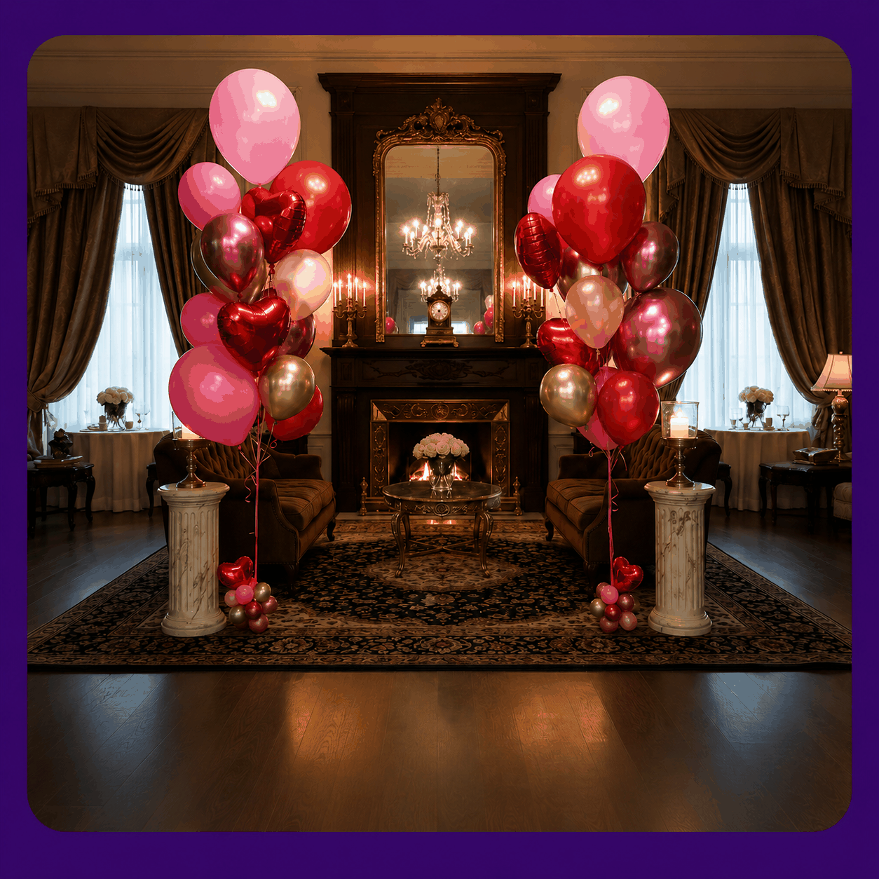 Whimsical organic pastel balloon arch for a birthday celebration in Calabasas, creating a playful and cheerful vibe