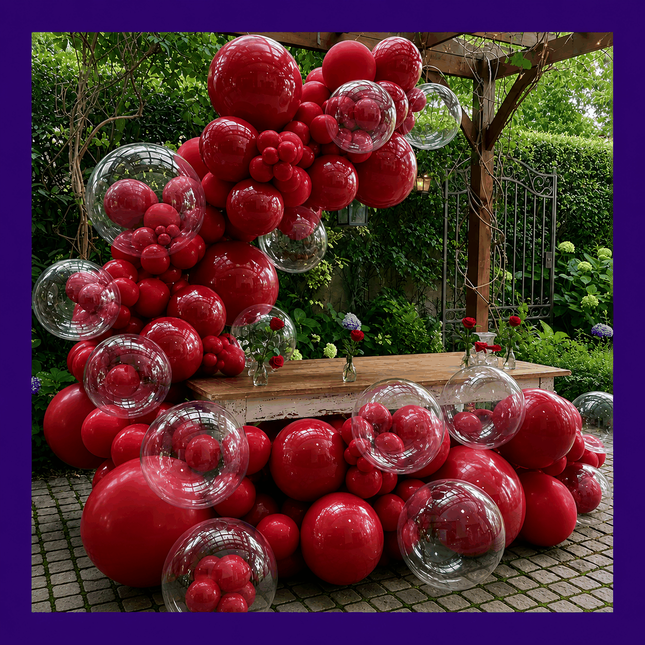 Modern brand corporate activation balloon wall in Glendale, delivering a high-energy and professional aesthetic